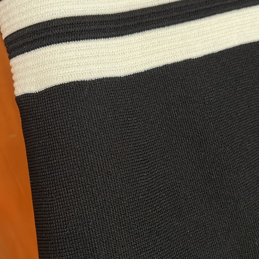 Talbots, Size Large, Dress Black and White - Picture 4 of 11